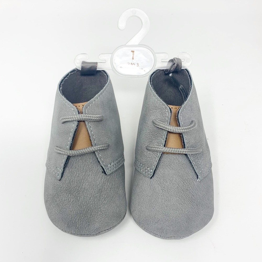 Baby Deer Infant Gray Chukka Boots - Picture 1 of 4